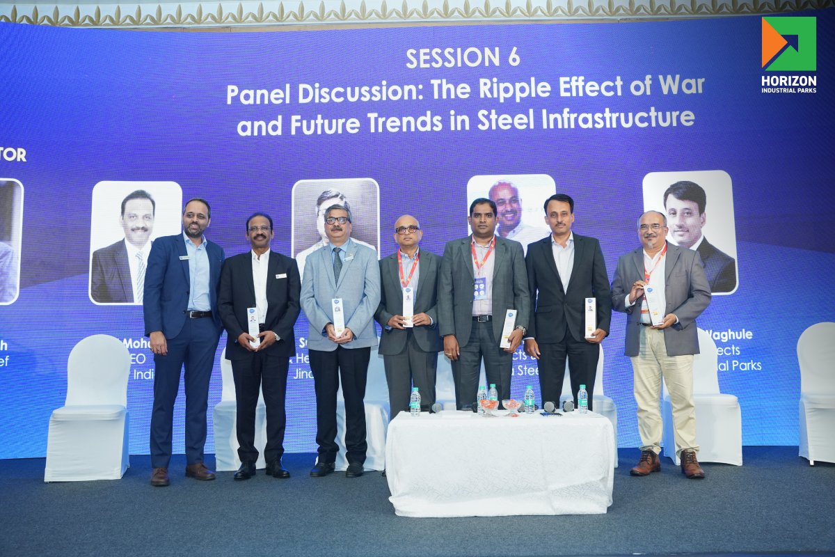 horizon_parks's tweet photo. Geopolitical shifts are reshaping steel infrastructure and industrial construction. At ISCA STEEL DAY 2026, Mahendra Waghule shared insights on building resilient, future-ready industrial ecosystems.

#HorizonIndustrialParks #SSMB #SteelInfrastructure https://t.co/IZpKjg3hMd