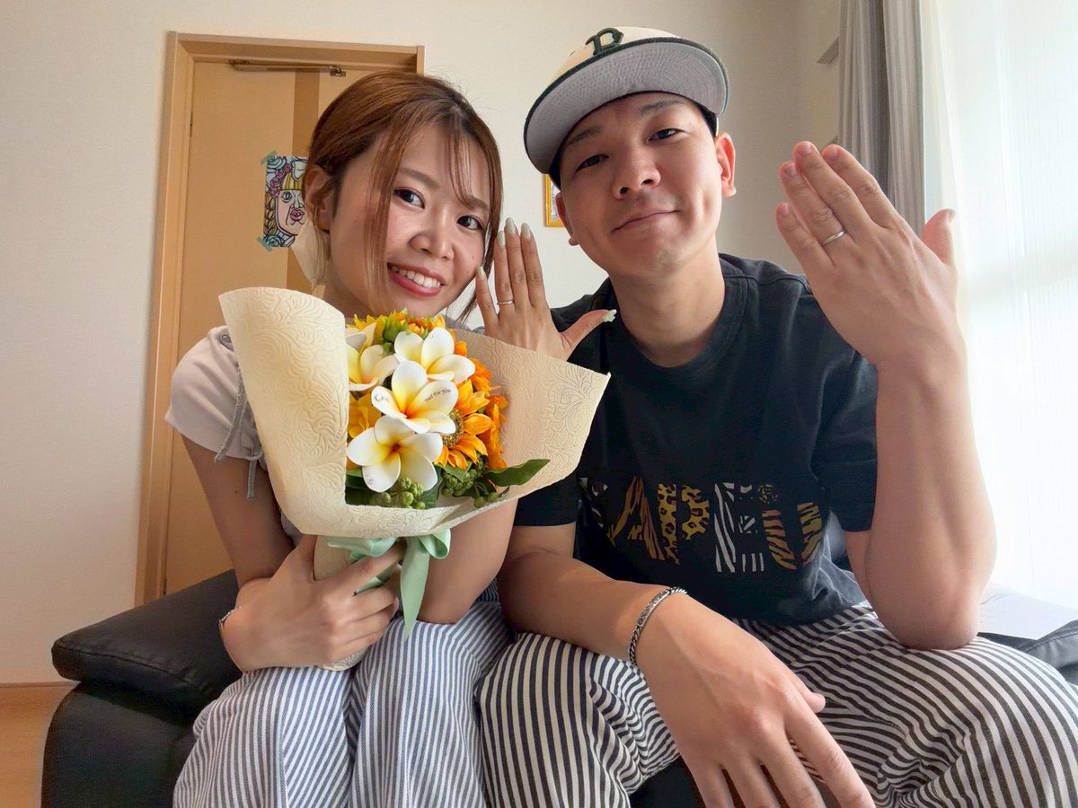 ogurinn318's tweet photo. 2026.7.7  
結婚しました💍

オルセットの近藤夫妻、証人ありがとうございます🤩

これからも2人になった「おぐりん」を宜しくお願いします☺︎ https://t.co/Agfm3bUAnM