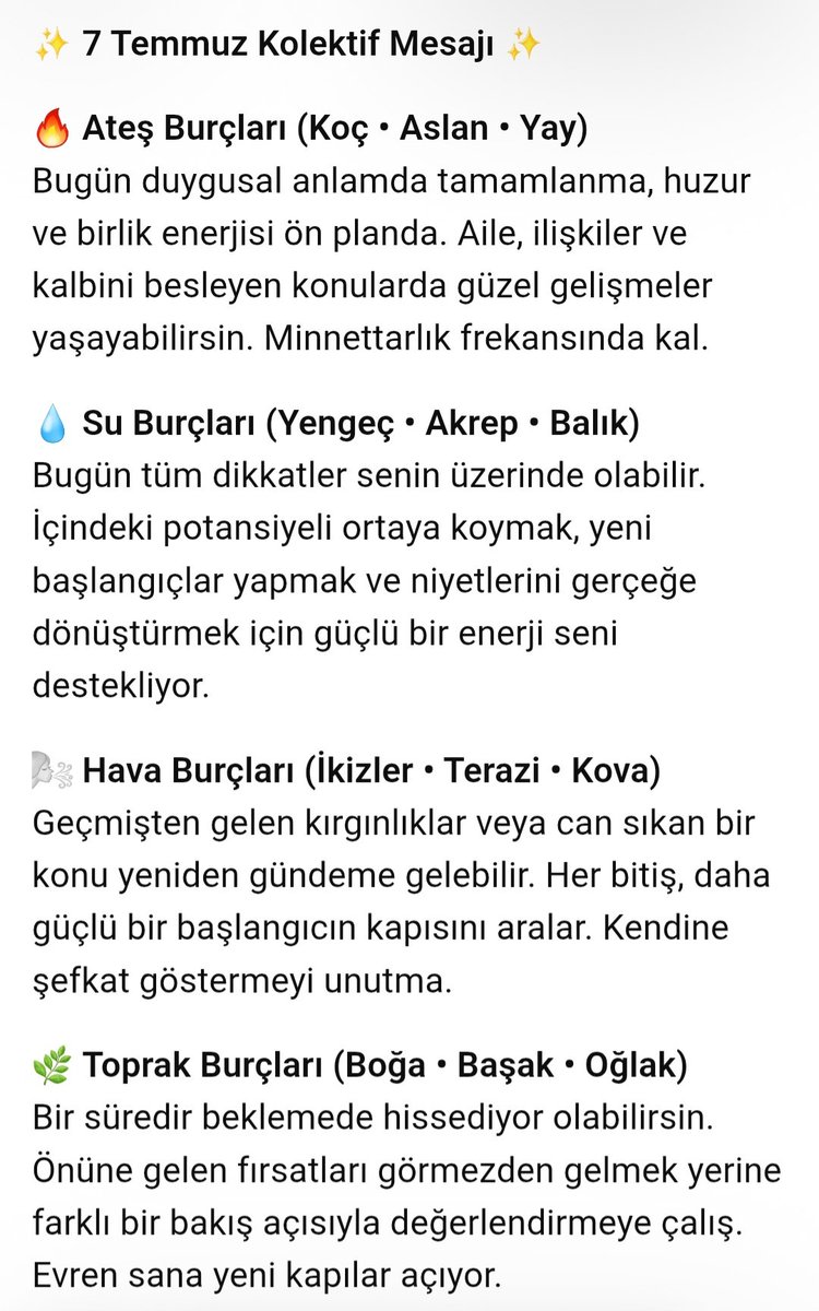astrolivaa's tweet photo. Etkileşim bırakan takipçilerime niyetlidir 🧚‍♀️❤️
#viral #7temmuz2026 #keşfet  #tarot #astroloji https://t.co/Oz0tfrODNO