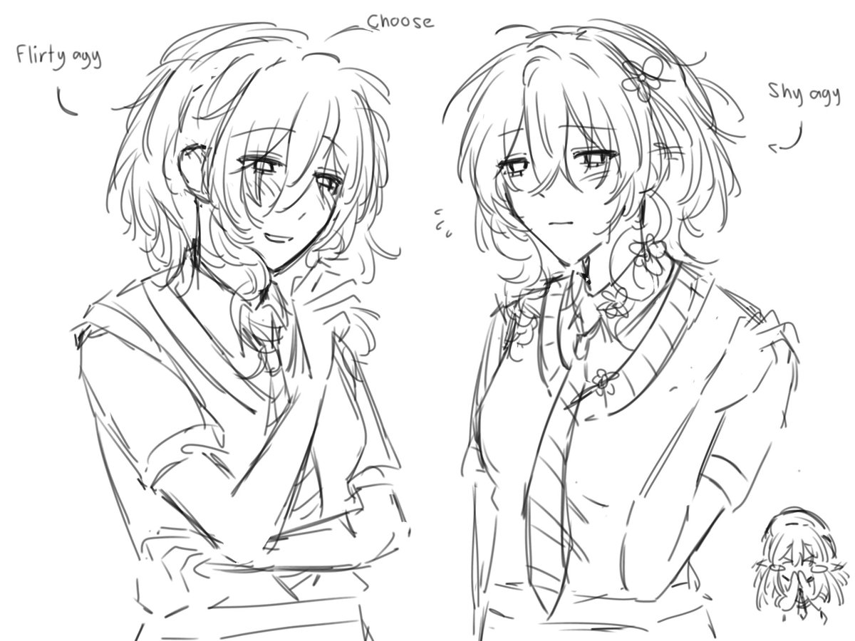 aryxxle's tweet photo. School got me busy, so here's some doodles 
#castlaea #aglarice #castorice #aglaea #hsryuri https://t.co/LTRVvY4bFW