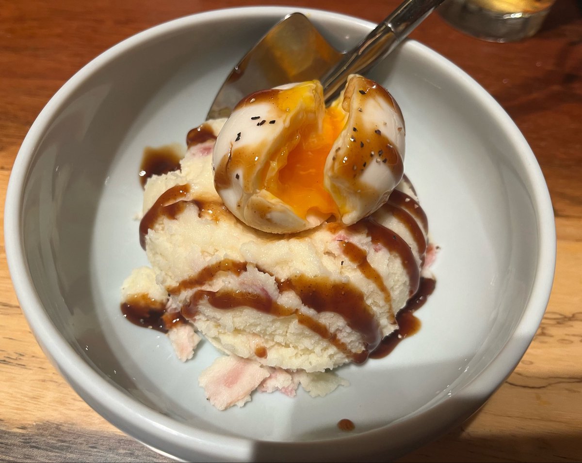 poonzu_000's tweet photo. ポテトサラダにはソースも合うと知った日  #ポテトサラダ https://t.co/LeD4Vbk9kn