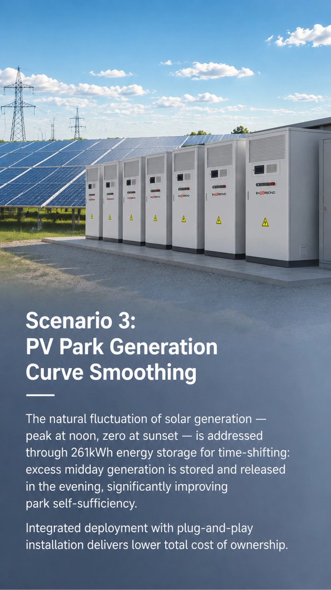 GTCAP_Power's tweet photo. Extreme heat is putting Europe’s power grids under pressure.

Enerbond 261kWh Energy Storage System delivers peak shaving, backup power, and reliable performance in high temperatures with advanced liquid cooling technology.

Building energy resilience for the future.

#BESS https://t.co/vQ4q3Y07SZ