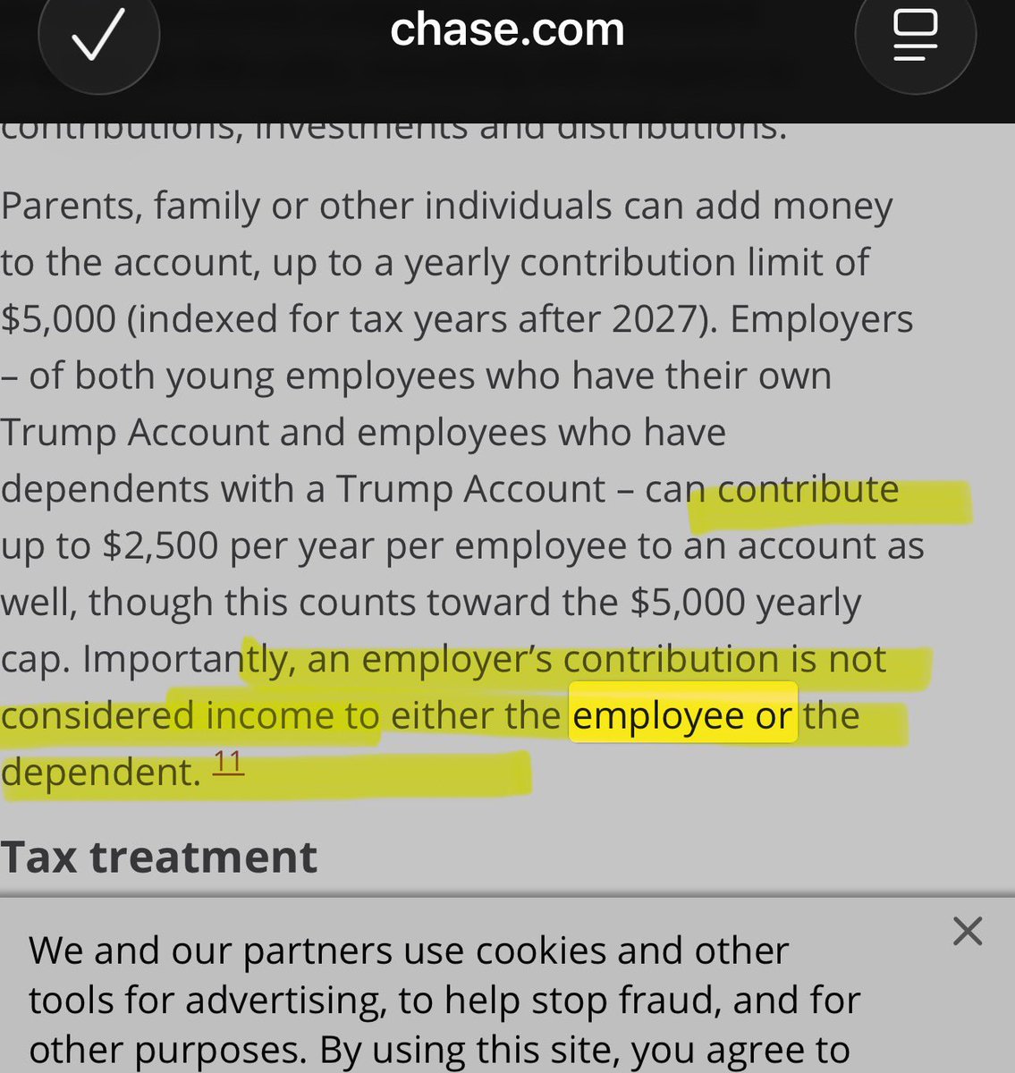 Hannibal9972485's tweet photo. If your kid depends on FAFSA this Trump accounts will destroy them . 
🚨🚨🚨

The government is giving a child $1,000 in "free money" but by placing it in an asset account in the child's name, they are disqualifying that child from thousands of dollars in Pell Grants and subsidized loans over their college career

 ($200/yr x 4 years = $800 lost immediately, plus more if the balance grows). 

The "free money" is effectively clawed back by the financial aid system. The Treasury gives with one hand and the Department of Education takes with the other. This ensures poor families remain indebted to the system rather than receiving outright support

🚨🚨🚨🚨
——

THE WAGE REPLACEMENT SCHEME (THE CORPORATE TAX DODGE)⚠️⚠️⚠️⚠️🏦🏦

Another anomaly Employers can contribute up to $2,500 per year to these accounts, and these contributions are "not considered income to the employee or the dependent." The Treasury promotes this as a "tax-preferred benefit" for small businesses.⚠️⚠️⚠️

So If an employer puts $2,500 into a Trump Account instead of giving the employee a $2,500 raise, who wins? 👀

The employee gets locked liquidity (can't touch it for 18 years), but the employer gets a tax deduction.

This incentivizes corporations to replace liquid wage increases with locked equity contributions. An employer can tell a worker, "I can't afford a $2,500 raise," and instead give them $2,500 in a Trump Account. 🚨🚨🚨

The employee thinks they got a bonus, but they actually got nothing they can use to pay rent or buy groceries today. This suppresses real wage growth by funneling compensation into illiquid government accounts that the worker cannot access, while the employer maximizes tax benefits.🚨🚨🚨🚨
——

THE NEGATIVE TAX ARBITRAGE (THE POOR MAN'S PENALTY)🚨🚨🚨

Another Anomaly: it says Contributing to a Trump Account is done with after-tax dollars (no deduction), but withdrawals are taxed as ordinary income upon distribution.⚠️

This is the opposite of a Roth IRA (where you pay tax now, but withdraw tax-free). In this system, you pay tax now, and you pay tax later.⚠️

This structure is predatory for low-income families who are currently in a low tax bracket. If a family in the 10% or 12% tax bracket contributes today, and the child withdraws the money at age 35 when they are in the 22% or 24% tax bracket, the family has voluntarily entered a higher tax liability. This structure guarantees the IRS collects more revenue decades from now than they would under a normal savings account or Roth structure. 

The "benefit" of tax-deferred growth is wiped out by the penalty of higher taxes at withdrawal.⚠️⚠️⚠️
——

All these  Trump accounts do is 🚨🚨  Loop: 

The Government (Treasury) forces money in -> Robinhood/BNY manages it -> The money buys stocks/companies -> BlackRock/Goldman/etc. run those companies/assets -> The stocks go up due to forced demand -> The companies match employee contributions (tax write-off) -> More money in -> Stocks go up more.

It's a circular enrichment scheme for the financial sector.🚨🚨🚨STOLEN from US TAX PAYERS 🚨🚨🚨
@RepThomasMassie