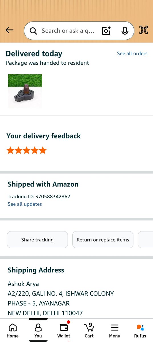 ashnaryaa's tweet photo. Thanks @amazonIN for delivery 2 days before the expected date.

@Flipkart this my 3rd Order which you  couldn't deliver. @flipkartsupport can't  even contact their logistics team and find out  why my orders are not being del8vered.

#FlipkartIndia #AmazonIndia https://t.co/8whAiYHxCO