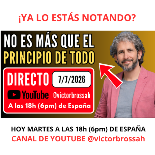 VictorBrossah's tweet photo. En el directo de hoy vamos a entender muchas cosas sobre todo lo que empieza a manifestarse estos meses. No te lo pierdas. A las 18h de España (6pm) en mi canal de YouTube  ⁨@victorbrossah⁩ https://t.co/pjavTWlgby