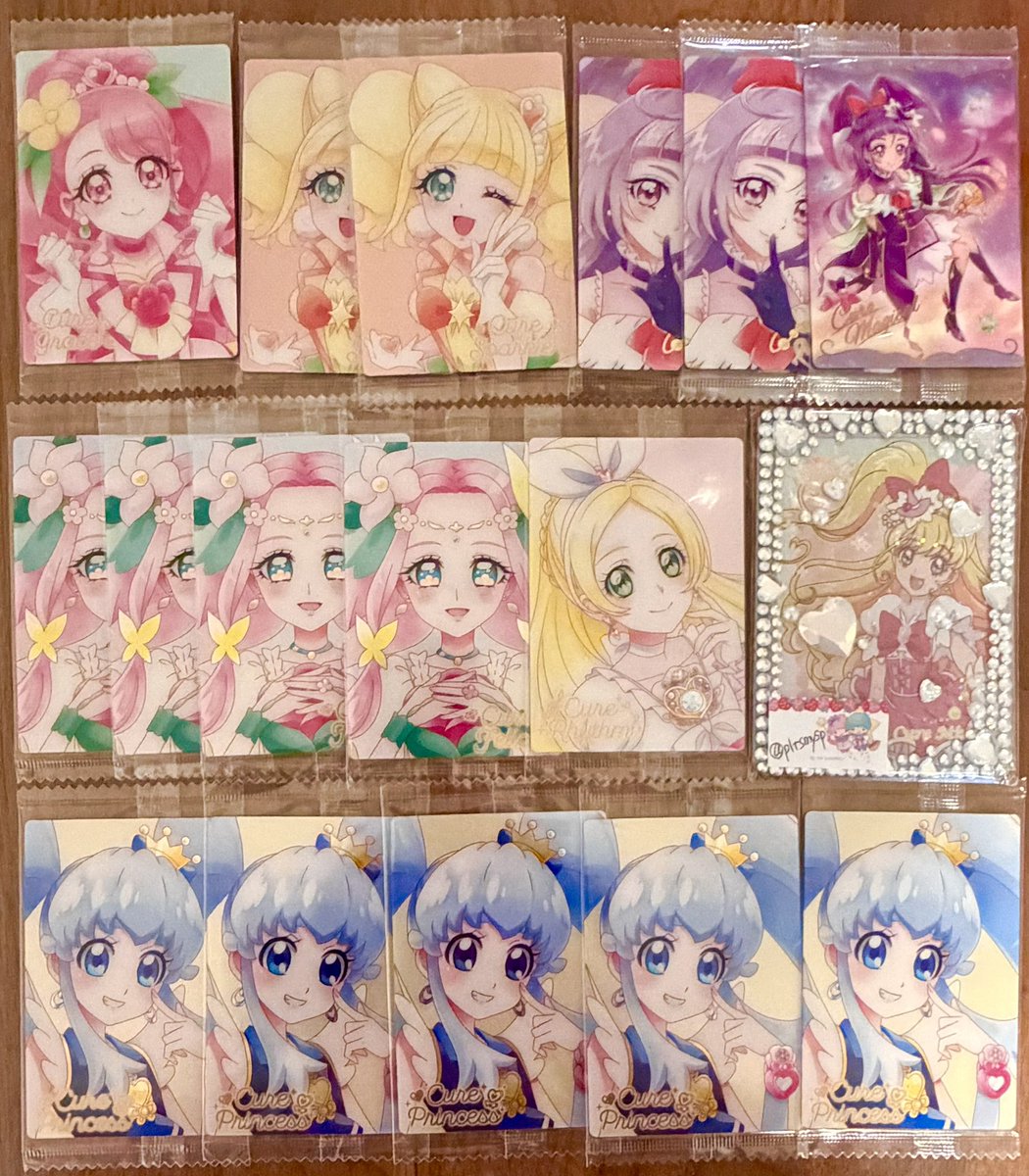 pltsmysp's tweet photo. 【プリキュア　ウエハース　交換　譲渡】

譲) 画像1-3
求) 画像4 or 希望額

⚠︎未開封のもの
⚠︎比率違い可

郵送でのお取引です🙇🏻‍♀️
お気軽にお声がけくださいませ🌸 https://t.co/v8GPNmebMP