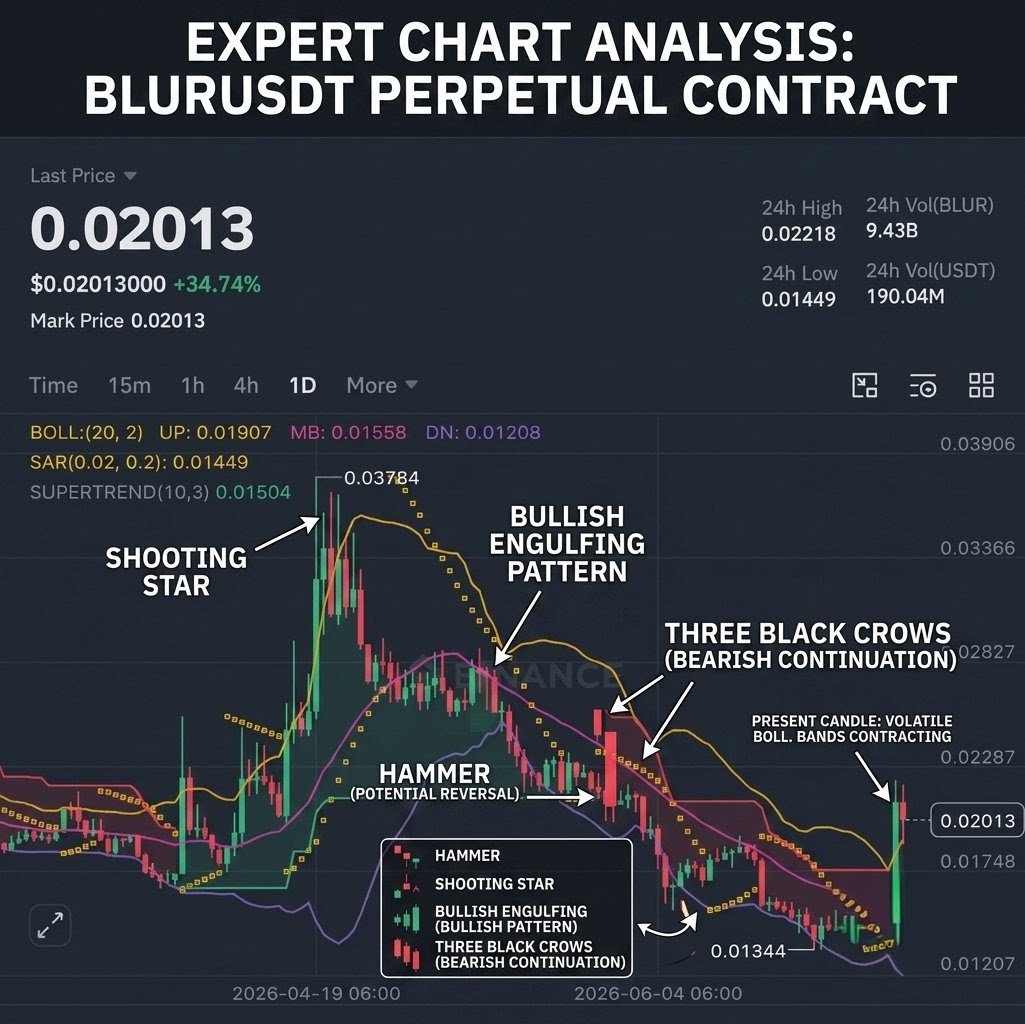 TrendTracerBD's tweet photo. 🚨 **34%+ BREAKOUT TRAP? 🌐📈**
#BLURUSDT exploded today! Check the patterns in the image.
🟢 Target A: Continues the breakout
🔴 Target B: Whale fakeout crash
If you aren't following me, you are trading blind. 💎
**HIT FOLLOW NOW.**
#BLUR #CryptoTrading #Altcoins https://t.co/Ee0bPJlcjM