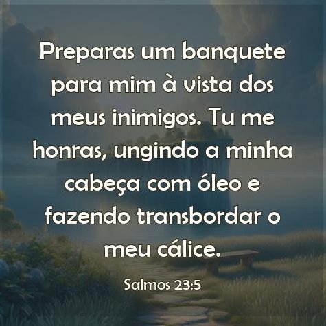 BrasaSempreViva's tweet photo. "O Senhor é o meu pastor; de nada terei falta." 
Salmos 23:1 https://t.co/bENAPAAv4d