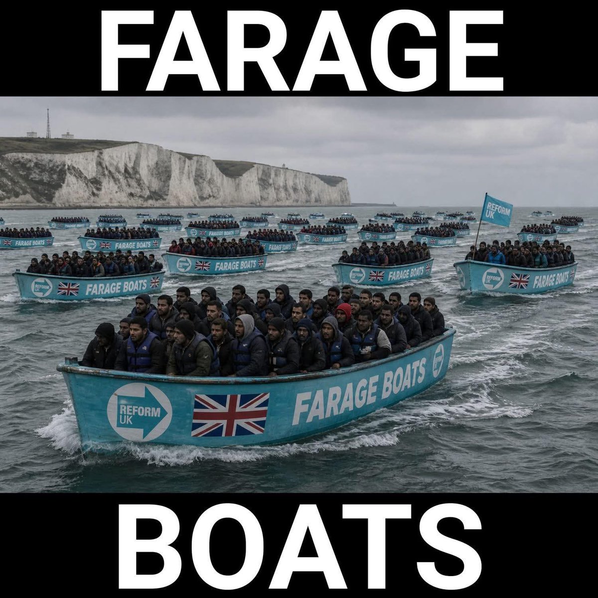 nowayjomo's tweet photo. @Parody_PM Boats did she say?
#FarageBoats https://t.co/YSKevyq7cR