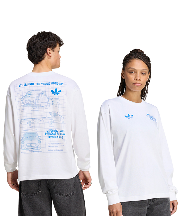 eurosports_shop's tweet photo. \✨新商品入荷情報✨ /
#メルセデス AMG ペトロナス F1 チーム #BlueWonder ロングスリーブ Tシャツ
高速輸送するために製作されたトランスポーターをデザインに落とし込んだカジュアルデザイン🚛
🩵アディダス トレフォイルロゴを大胆に採用🩵
https://t.co/fLNm5OlcId
#f1jp #アントネッリ #ラッセル