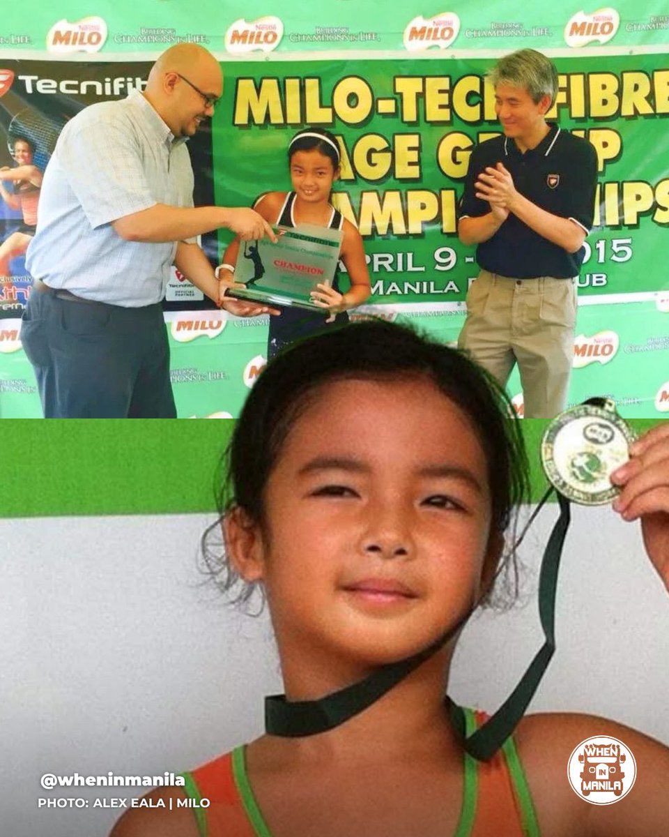 WhenInManila's tweet photo. Alex Eala Was Born to Be a Star 🎾✨

LOOK: Childhood photos showing Alex Eala’s path to tennis success. Swipe to see where it started! ➡️

Read more on the latest updates of Alex Eala’s career here:
https://t.co/bM6iqrNDSl https://t.co/SYCy31AY7s