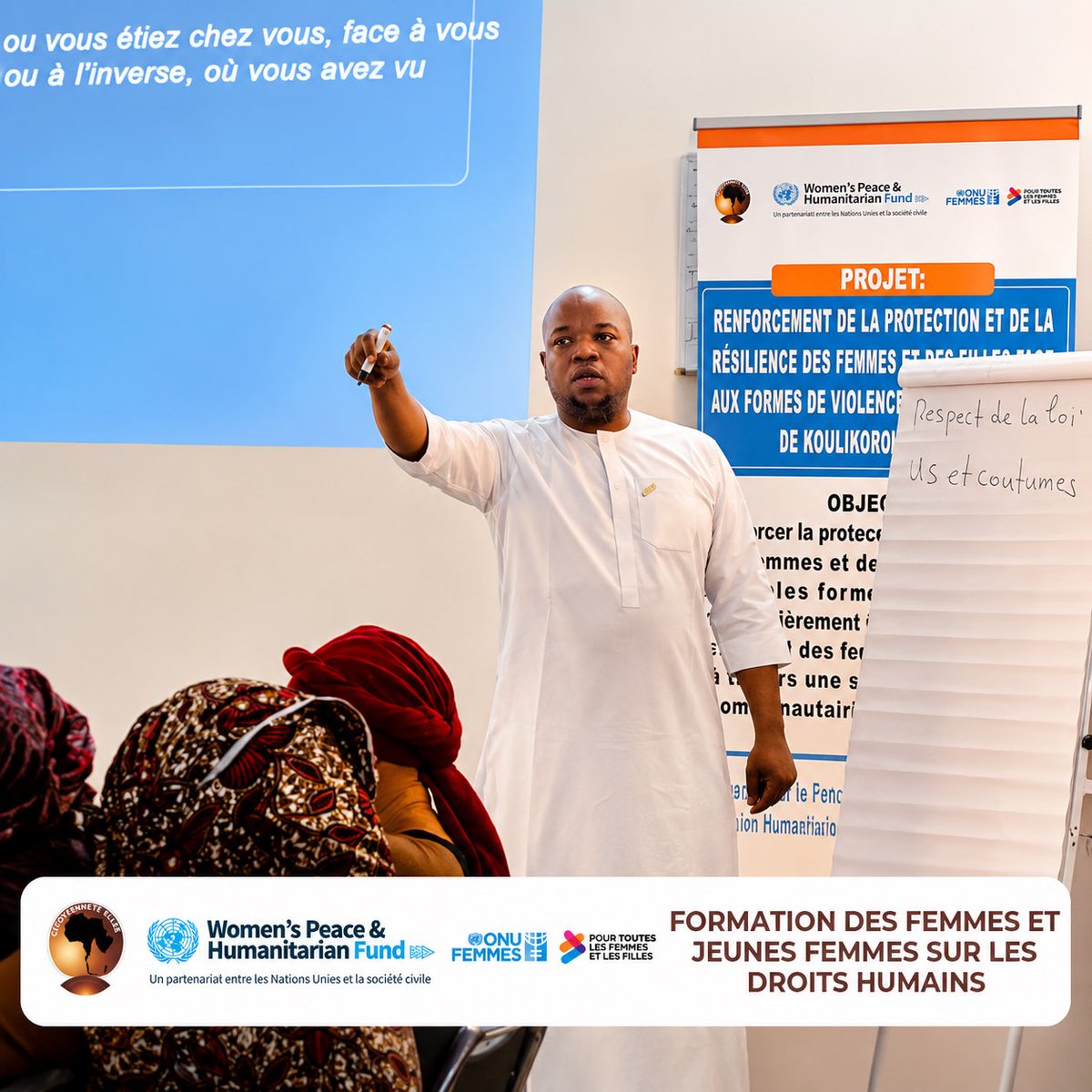 CitoyenneteE's tweet photo. Les 30 juin et 1er juillet 2026, 25 femmes et jeunes femmes de Koulikoro ont renforcé leurs connaissances sur leurs droits dans le cadre du projet WPHF mis en œuvre par C_ELLES.
#CitoyennetéELLES #ONUFemmes #WPHF #WomenBuildPeace #WomenRespond2Crises #UNSCR1325 #Koulikoro https://t.co/XYGNd4IAnS