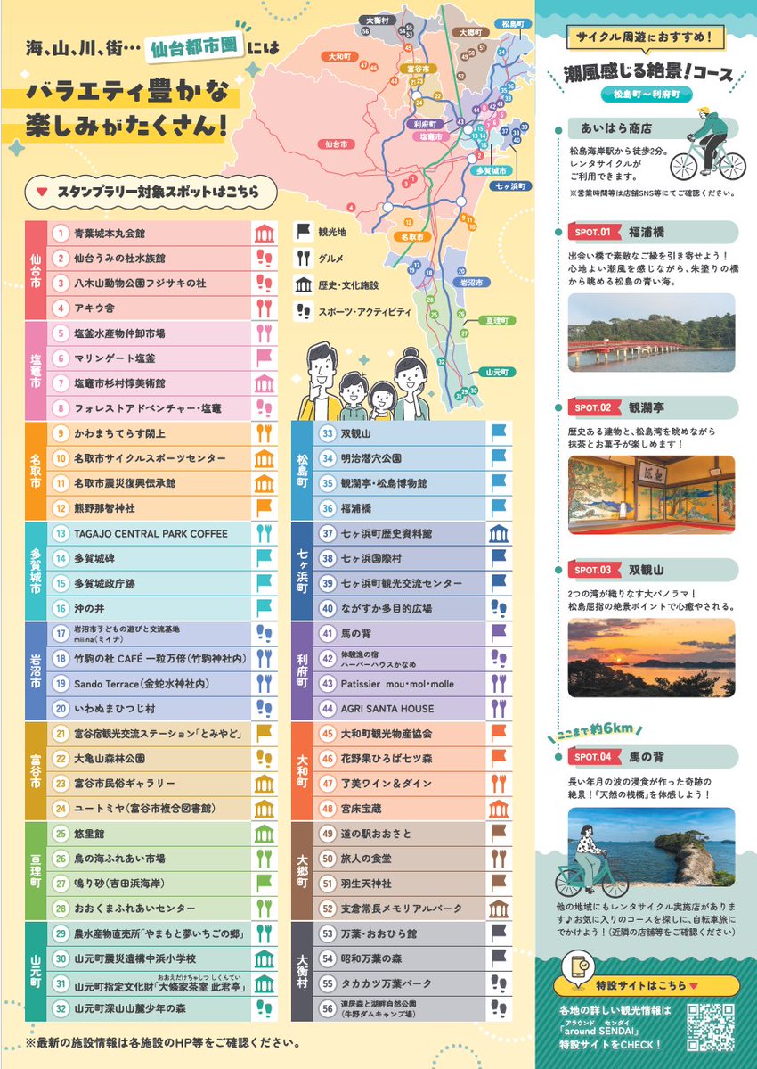 send_ai2011's tweet photo. 仙台市近郊14市町村の「いいとこ」を詰め込んだデジタルスタンプラリーが開催されます📍
スタンプの数に応じて、温泉宿泊利用券・仙台牛&amp;牛たんカタログギフトなど豪華賞品を抽選でプレゼント🎁
ぜひご参加ください😊
▼詳しくはこちら
https://t.co/GXSCuc59yd

#aroundSENDAIスタンプラリー https://t.co/KIxb22ggsZ