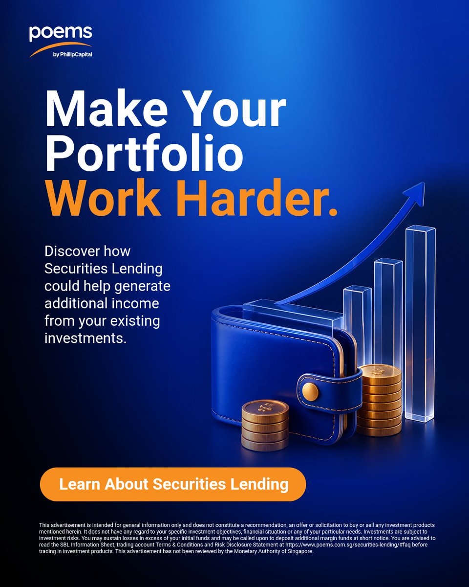 PhillipCapital's tweet photo. Did you know your existing investments may also have potential to generate additional income?
Learn how this all works and what to consider before getting started.

Unlock Hidden Income in Your Portfolio - POEMS https://t.co/FSqVBFSyiZ