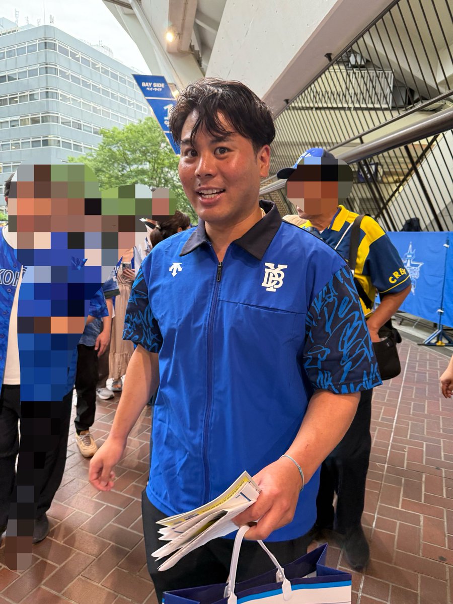 xydb_dena31's tweet photo. 野生の濱ちゃん居た！嬉しい☺️

#濵口遥大
#baystars
2026/7/7 https://t.co/xFs8TRfknZ