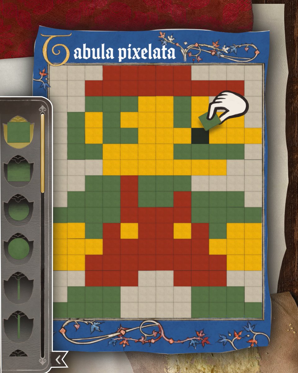 YazaGames's tweet photo. Are medieval mosaics just medieval pixel art in disguise?

So what would you name this one: Medieval Mosaic Mario or Pixel Manuscript?
#MadeInScriptorium https://t.co/JLV46FO41m