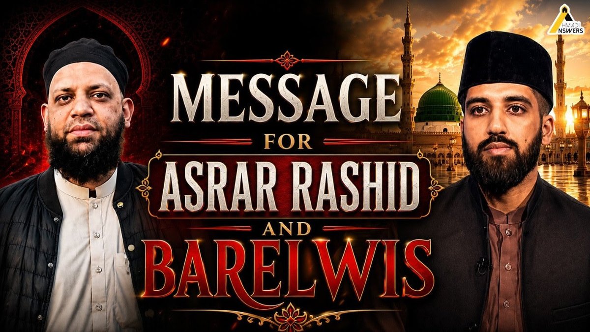 StudentOfAhmad's tweet photo. Ahmadi Muslim Refutes Asrar Rashid : Message for Barelwi and 72 Sect Members: Who Follows the Truth?
https://t.co/o4iJuqCRSC https://t.co/KKdam74Idq