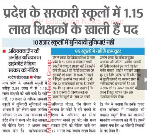 RavidasShyamlal's tweet photo. हर साल शिक्षकों की भर्तियां कराने लाखों का बजट स्वीकृत होता हैं, लेकिन भर्तियां अधर में लटकाई जाती हैं। 
क्या मोहन यादव सरकार जवाब देना चाहेगी शिक्षकों की सभी भर्तियां 8 वर्षों से अधर में क्यों है ?
चयनित युवा ओवर ऐज हो रहें हैं इसकी जिम्मेदारी कोन लेगा ? 
@CMMadhyaPradesh
@DrMohanYadav51 
@udaypratapmp