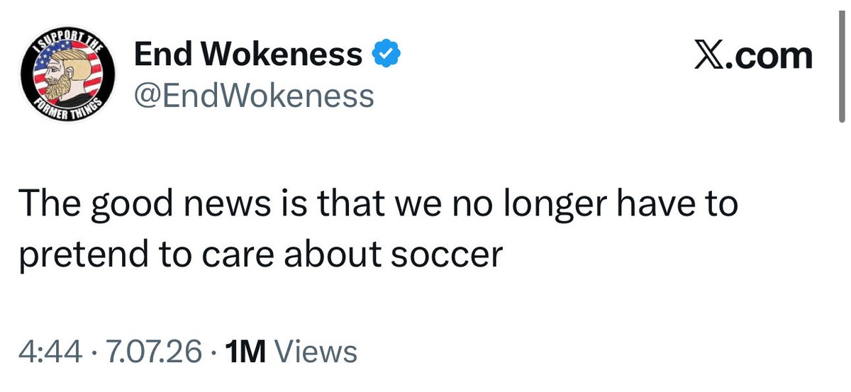 BiankaB12's tweet photo. Fascinating behavior. 

> GDP - invoked ✅
> not caring about “soccer” - invoked ✅
> World War Two - invoked ✅

Tell me you don’t know how to lose with dignity, without telling me. https://t.co/QZp6RneIsX