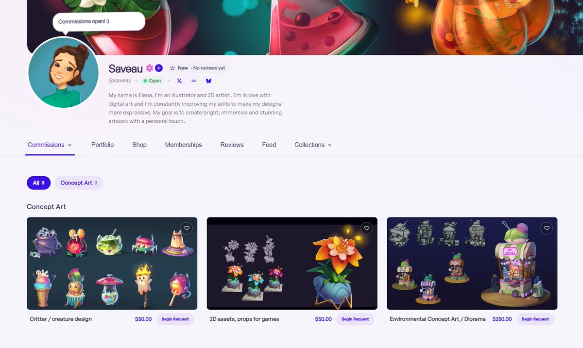 moreesunshine's tweet photo. Hi guys! I'm excited to share that my commissions are now open on @commissions_gg! 🎉

Feel free to send me a request there as well!

Link in comments ↓

#commissionsGG #Commissionsopen https://t.co/tK6MNOFvrW
