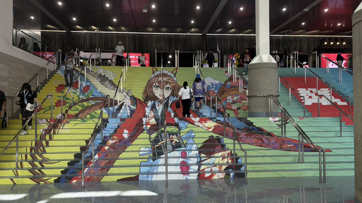 YomiVT's tweet photo. Some pics from Anime Expo 2026!!!! I’m excited to go to more cons in the future!! (Maybe I avoid such big ones for a while though…) https://t.co/ePwqgYYLli