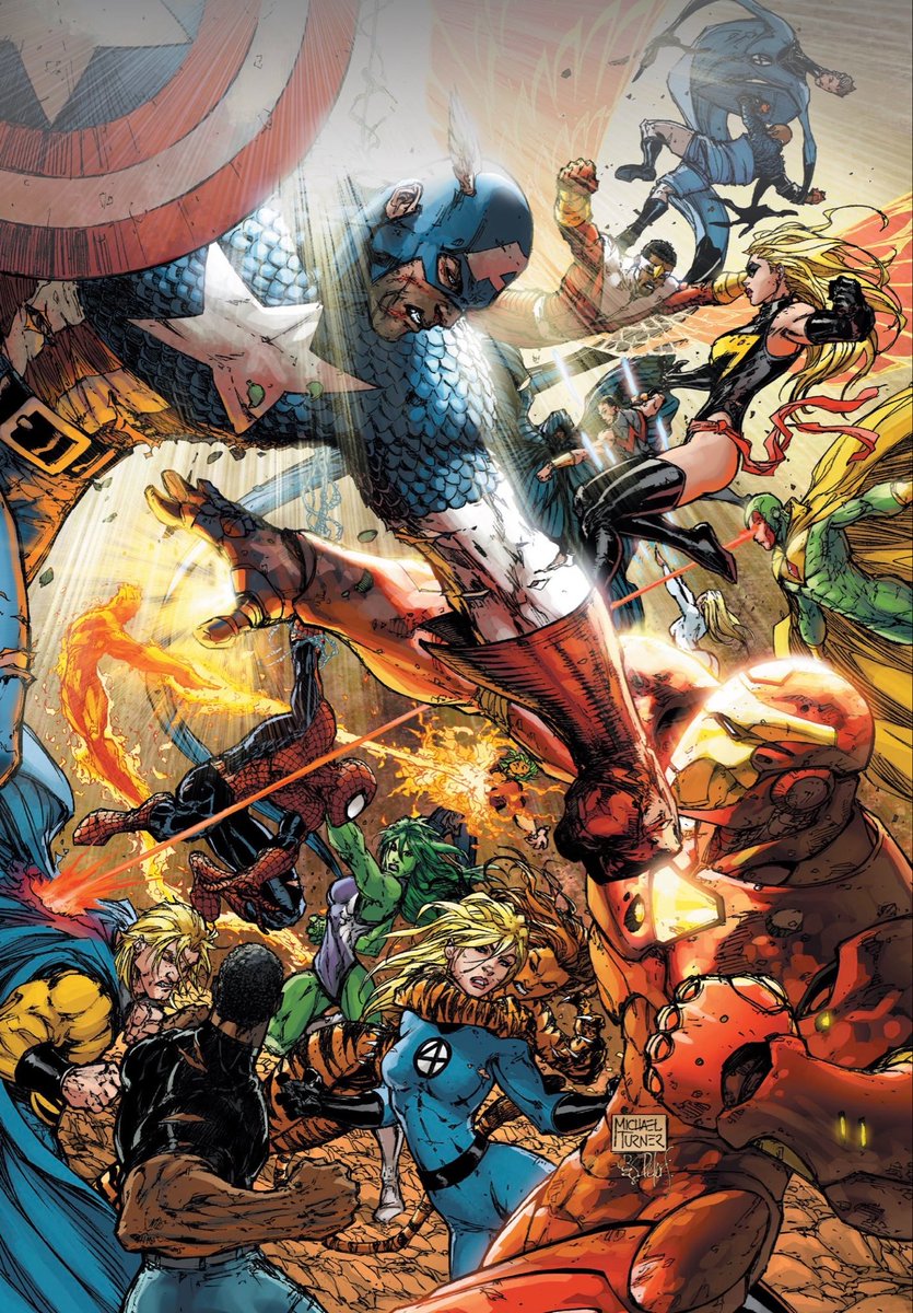 monstersngeeks's tweet photo. #CivilWar. Ilustración de Michael Turner. https://t.co/hOEWsOzeHx
