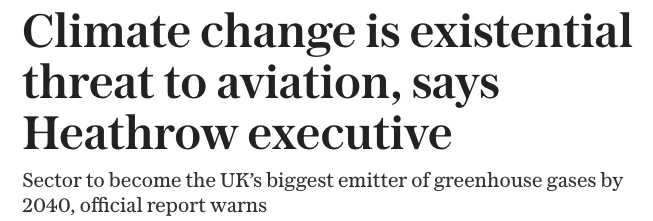 StayGroundedNet's tweet photo. Nice try, but the correct answer is actually:

Aviation is an existential threat to the climate and all of us who depend on it

https://t.co/XfzDYKgsgk https://t.co/5hTyKPvSSH