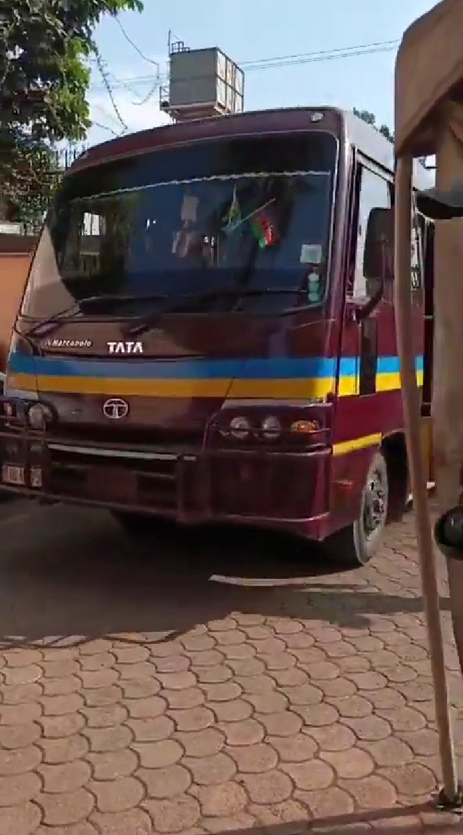 Ntalebrian22's tweet photo. Chris Obore and his other thieves have been taken back to luzira till 27th.

But away from that, why is a govt official prison bus having a Kenyan national flag?

They blame us not being patriotic but it's them. A government car? https://t.co/ex4jy74q05