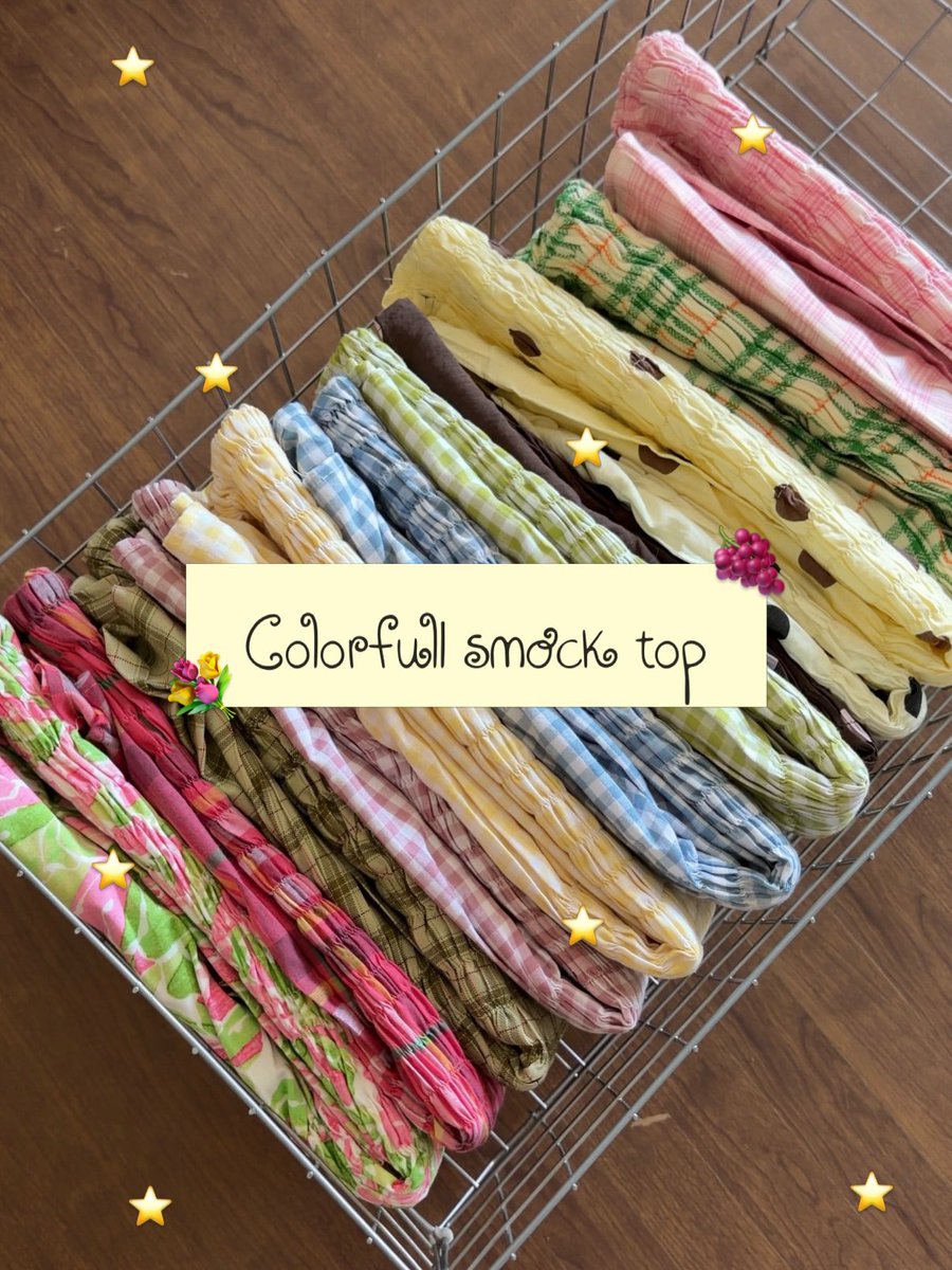 mieyasmie's tweet photo. local brand ini juara punya koleksi yang colorful dan punya pattern semanis ini https://t.co/pmUGJnAPSw