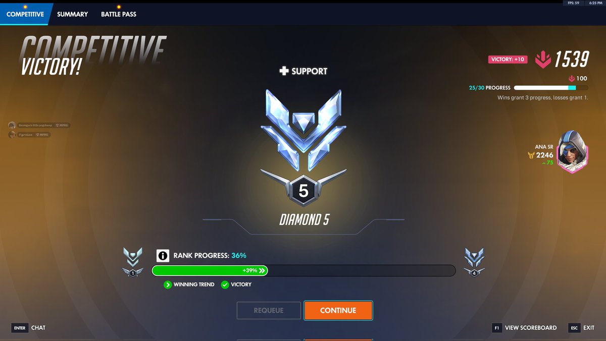 Adora_owo's tweet photo. Forgot to mention, I'm finally a diamond player 🤓☝️ https://t.co/oKOUNJcCZs