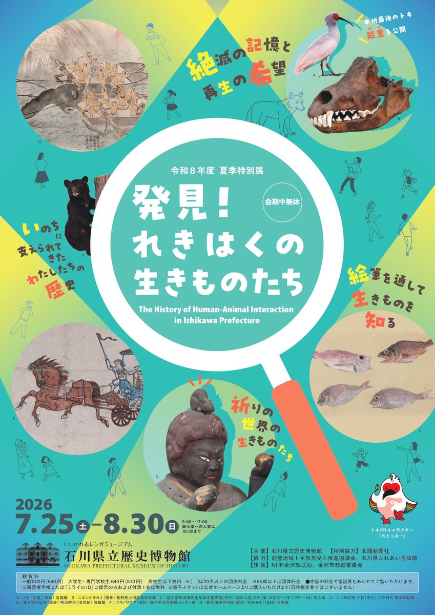 ishireki's tweet photo. 夏季特別展「発見！れきはくの生きものたち」
7月25日（土）～8月30日（日）【会期中無休】

詳細はホームページをご覧ください👇

https://t.co/0x64BXMyKC…

#れきはくで生きもの発見 https://t.co/XGH4bEEAeS