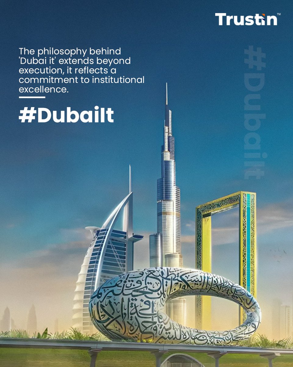 WerTrustIn's tweet photo. The vision behind #DubaiIt extends beyond technology. It reflects a commitment to institutional excellence.
TrustIn supports that vision with secure, transparent, and digitally governed transactions.
👉🔗 https://t.co/jXW85MTcDH
#TrustIn #DubaiIt #UAE #UAERealEstate https://t.co/vPJ7UC0GDr