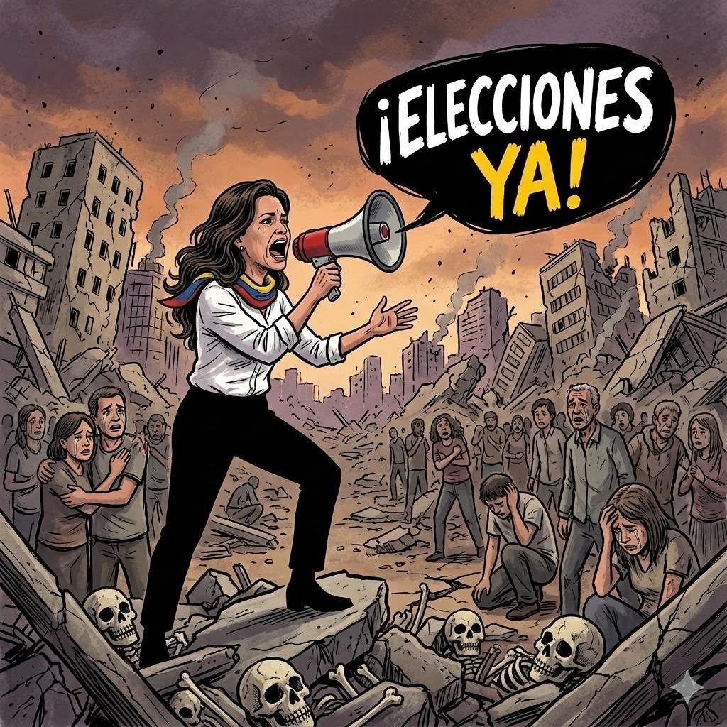 Verdugo2021's tweet photo. Ex candidata presidencial Irene Sáez haciendo donaciones para sobrevivientes del Edo. La Guaira. ¿alguien ha visto a la MAMARRACHA del premio Nobel donando aunque sea $1 del millón del premio?
¿Uds. han visto a los parásitos de la oposición aportando algo? Ni lástima han dado! https://t.co/ks9TldoWZh