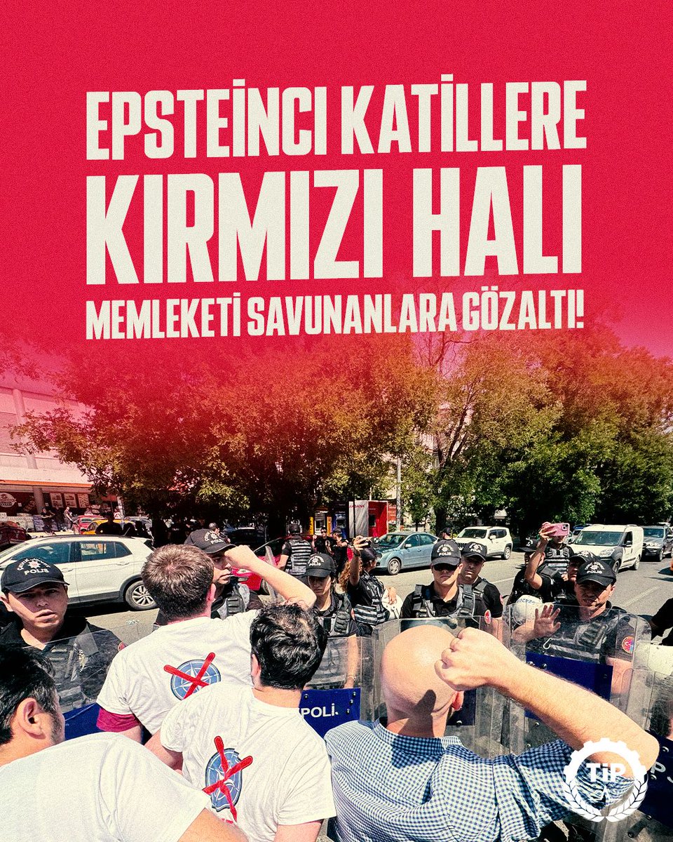 tipgenelmerkez's tweet photo. Ankara‘da Kurtuluş Parkı’nda kanlı suç örgütü NATO’nun liderlerini ve katil Trump’ı protesto eden yüzlerce yurttaşımız zorbalıkla göz altına alındı.

Bölgemizi kan gölüne çeviren, Filistin topraklarındaki soykırımı destekleyen Trump’ı selamlamak için Boğaz Köprüsü’nü ABD bayrağının renkleriyle donatan iktidarın polisi bugün de ABD askerliğine soyundu.

Ankara İl Başkanımız ve onlarca üyemizin de gözaltına alındığı protestoda basın emekçilerine de şiddet uygulandı. 

Türkiye’nin dört bir yanında ve bugün Ankara’da, katil sürüsüne meydan okuyan, ülkemizin çocuk katilleriyle anılmasını kabul etmeyen tüm onurlu yurttaşlarımıza selam olsun.

Yaşasın Tam Bağımsız Türkiye!

Kahrolsun ABD! 
Kahrolsun NATO! 
Kahrolsun işbirlikçi AKP!