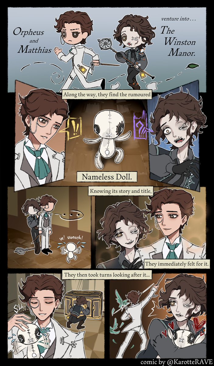 KarotteRAVE's tweet photo. 📎 Cryptic Notes
" Because it's nameless like you and me... "

It felt like this the first time... 🥹

"Orpheus" | Matthias Czernin | IDV | Identity V https://t.co/Yqybrviu8p