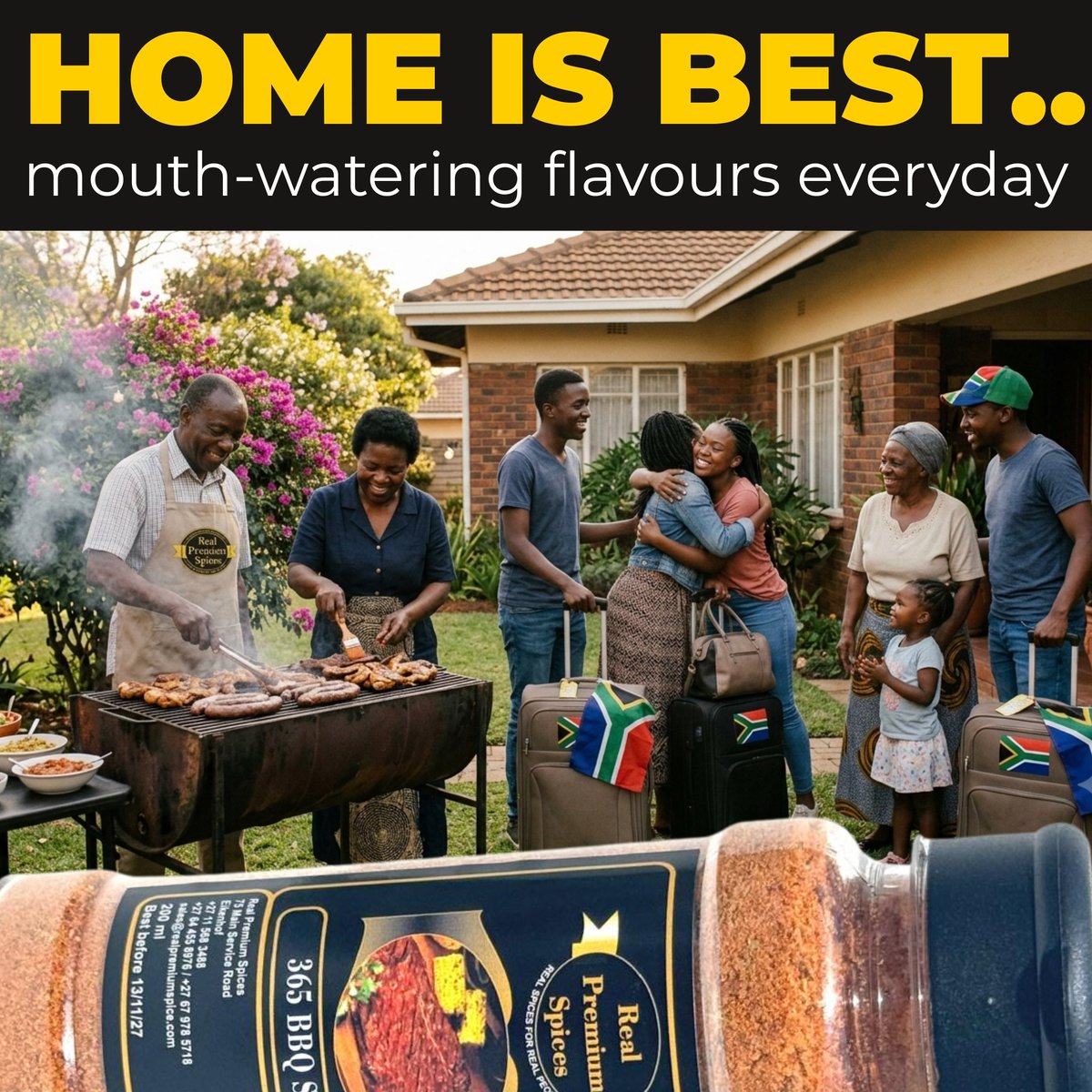 rps_global's tweet photo. Mauya kumba! Samukele ekhaya! To everyone returning from the Diaspora, #RealPremiumSpices welcomes you with the best of both worlds—unmatched flavour for your table, and a rewarding side hustle to generate sustainable income. https://t.co/Imf86CidPF