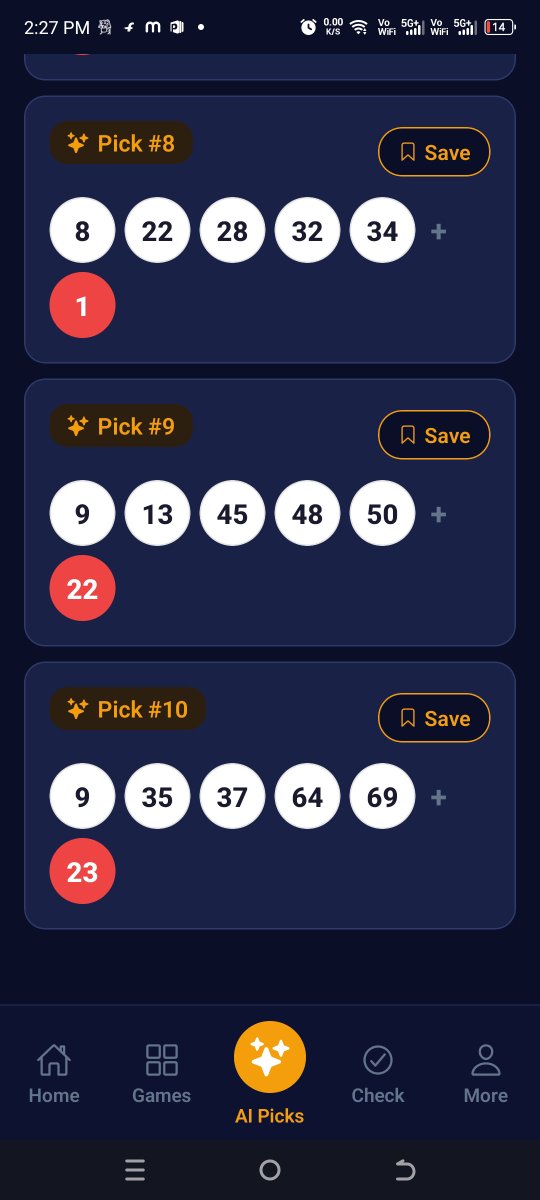 smartlotto's tweet photo. Today's mega millions smart picks https://t.co/b9jz06u4B7