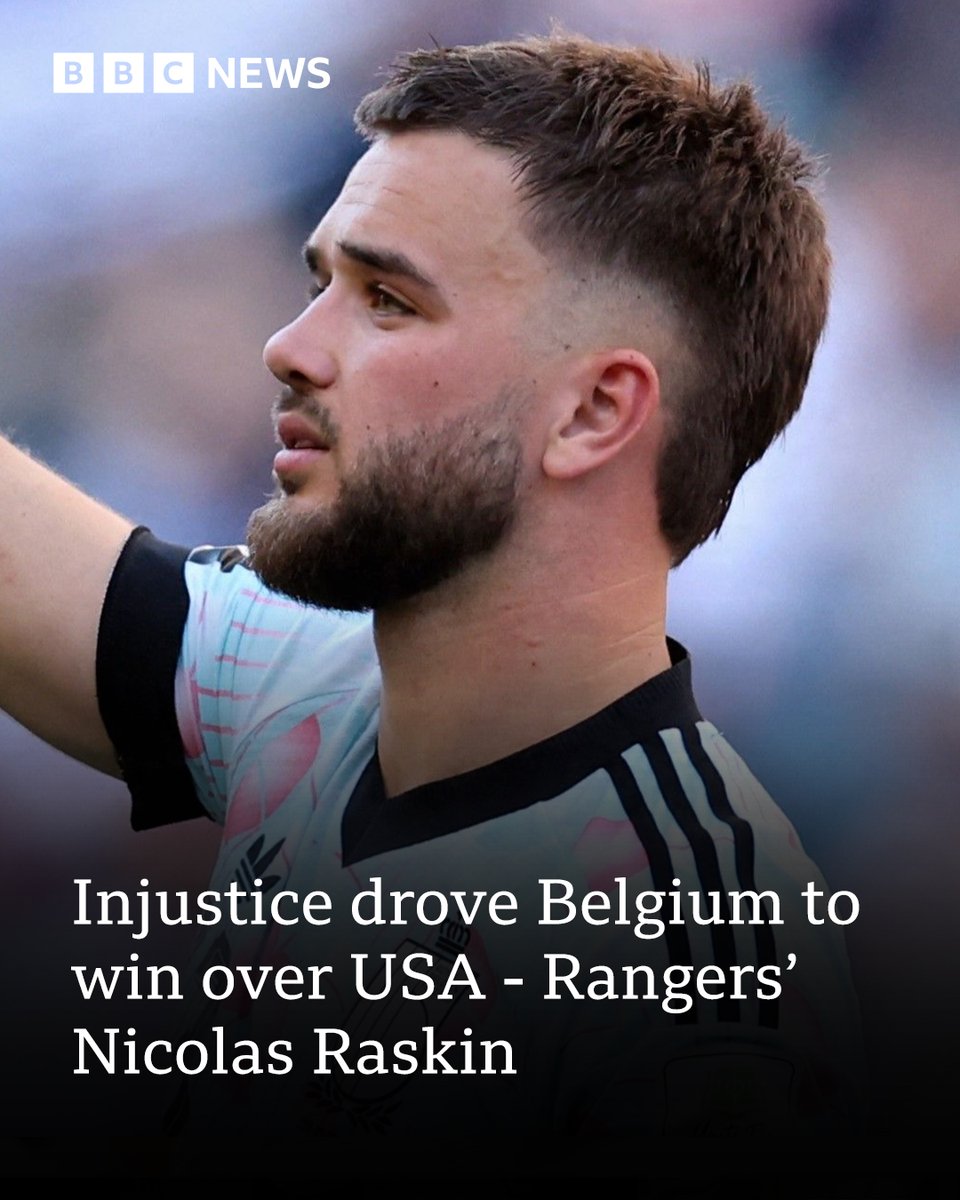BBCScotlandNews's tweet photo. Belgium's Nicolas Raskin says Fifa's decision to allow US striker Folarin Balogun to play against them fired them up for the last-16 tie in Seattle.

https://t.co/NJlcqMeLbj https://t.co/kgamrLEBU1