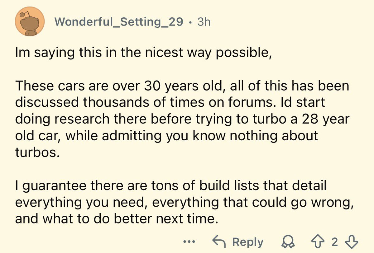 fixxieee's tweet photo. “just use old barely functional forums that have broken links with information that is 20 years old idiot!” 🤓
redditors bro i stg
and i even specify that i couldn’t find the information im looking for ON THE FUCKING FORUMS https://t.co/xSYShBo6Wf