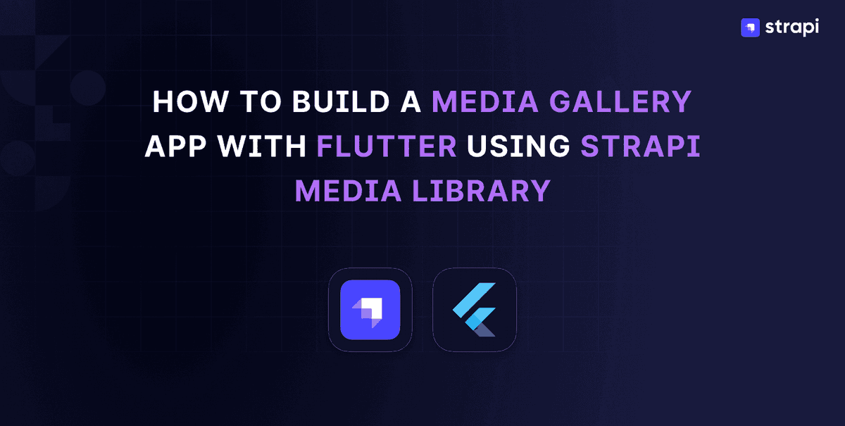 strapijs's tweet photo. Media Gallery App with Flutter and Strapi

You will use
🚀 Strapi media library as the backend
✅ Image grid, detail view, and upload from Flutter

👉 Tutorial: https://t.co/VcBRMx2pq1 https://t.co/ClTMMUWKCp