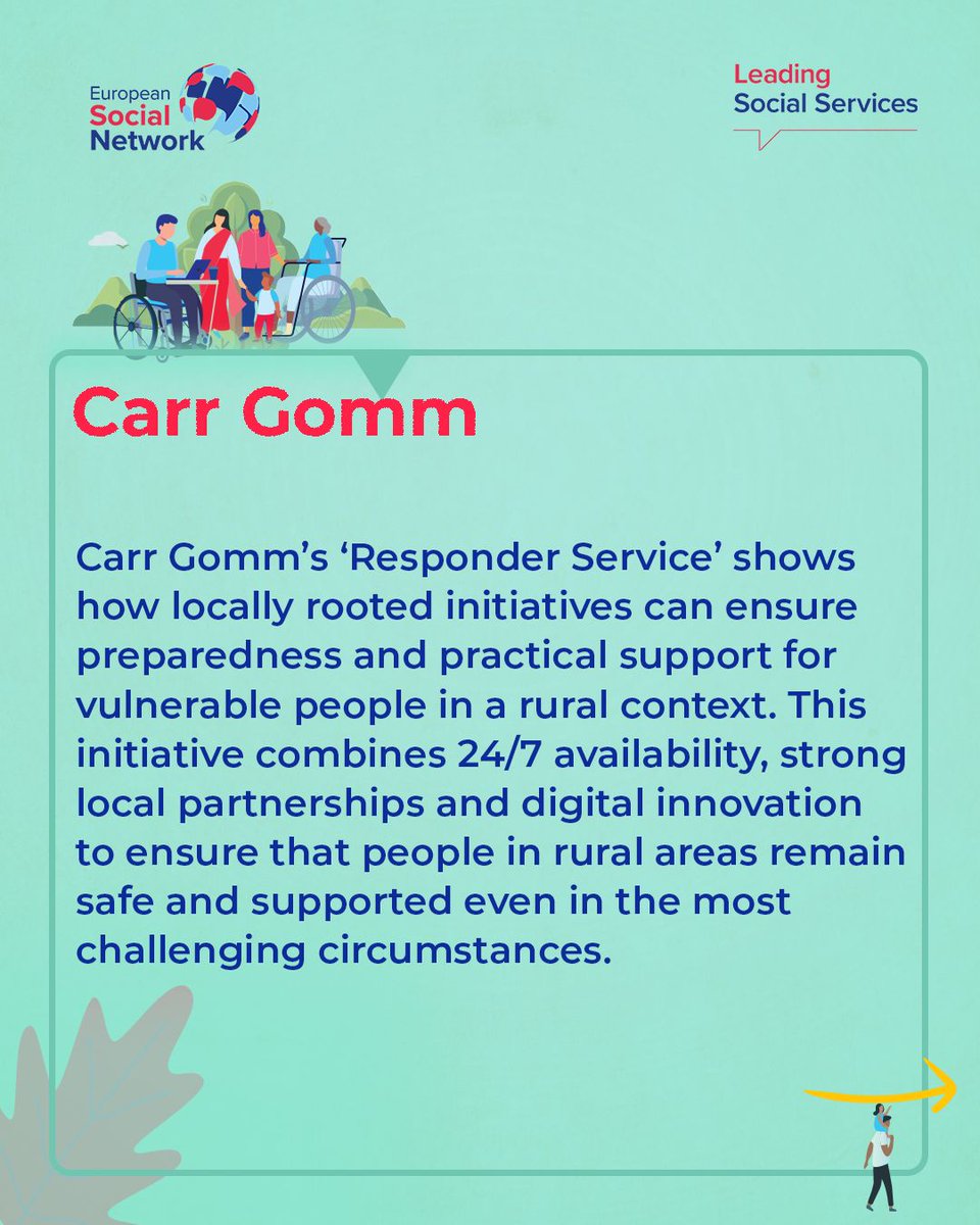 ESNsocial's tweet photo. Carr Gomm’s 'Responder Service'. They offer 24/7 lifeline support to vulnerable rural residents, cleverly merging digital tools with local partnerships to guarantee safety in isolated areas. https://t.co/jgOGhrwiya