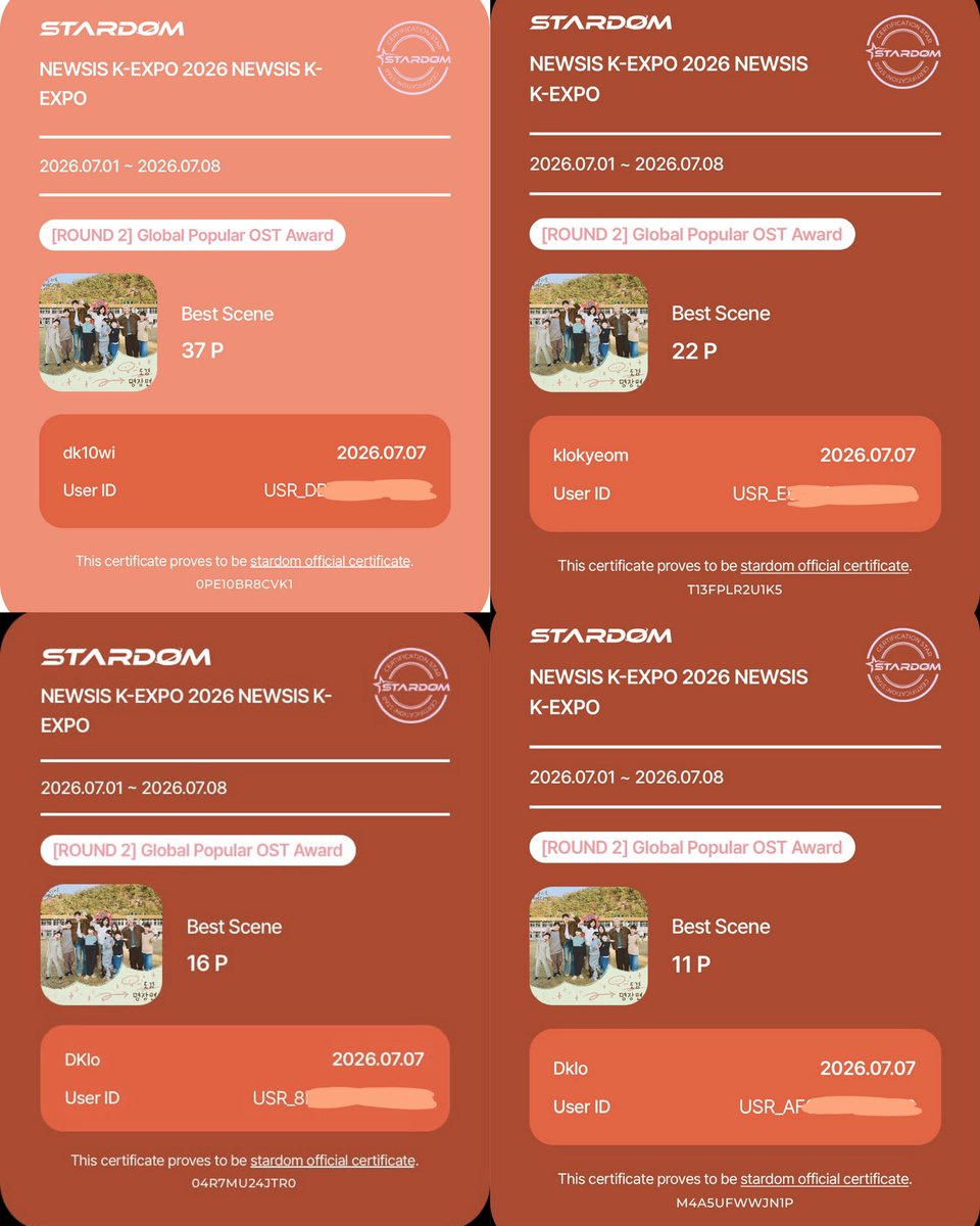 ilydokyeommie's tweet photo. CARATs, let’s vote for Dokyeom’s BEST SCENE ost on 𝙎𝙩𝙖𝙧𝙙𝙤𝙢 𝙖𝙥𝙥 too. 🥹

Round 2 for Global Popular OST Award will end tomorrow 🙏🏻🙏🏻 https://t.co/7LDzNGriUw