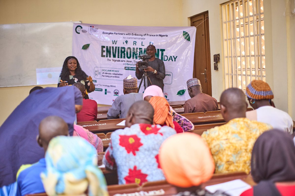 ecocykle's tweet photo. CECA 2026 | From Knowledge to Action!

Every lesson shared brings us one step closer to stronger communities, sustainable farming, and a climate-resilient future. 

#CECA2026 
#ClimateNow 
#ClimateSmartAgriculture 
#YouthInAgriculture https://t.co/6YufXgZjbY