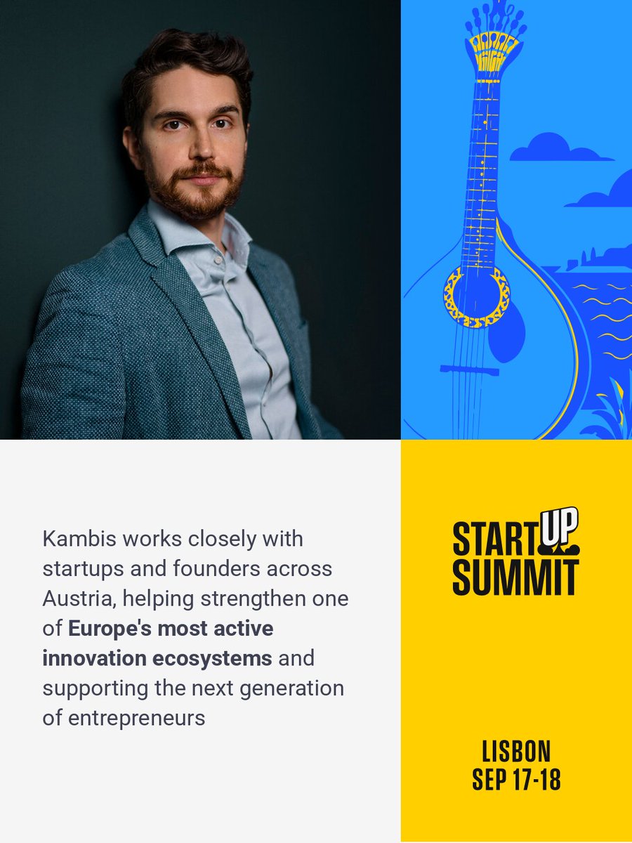 startupsummitl's tweet photo. Meet Kambis Kohansal Vajargah — Head of Startup-Services & Deputy Head of Founder-Services at Austrian Federal Economic Chamber 🚀

Speaking at #StartupSummitLisbon, Sep 17-18 in Lisbon 🇵🇹
🎟️ https://t.co/3nAECCYsCv

#StartupSummitLisbon #SSL26 #StartupSummit #StartupsInLisbon #EuropeanStartups #EUInnovation #Innovation #TechStartups