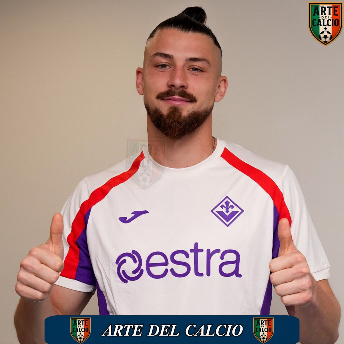 ArteDelCalcio's tweet photo. 📸 حساب فيورنتينا الرسمي : "دراغوشين هنا. 🐉💜⚜️"

 #CalcioMercato🇮🇹 #SerieA 🇮🇹 #SerieAEnilive 🇮🇹 https://t.co/BlPB6zmbNn