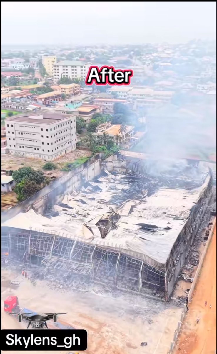 xghana_'s tweet photo. Kumasi-Santasi Chinamall Reopens After Devastating October 2025 Fire https://t.co/vuG6pyY7Dr