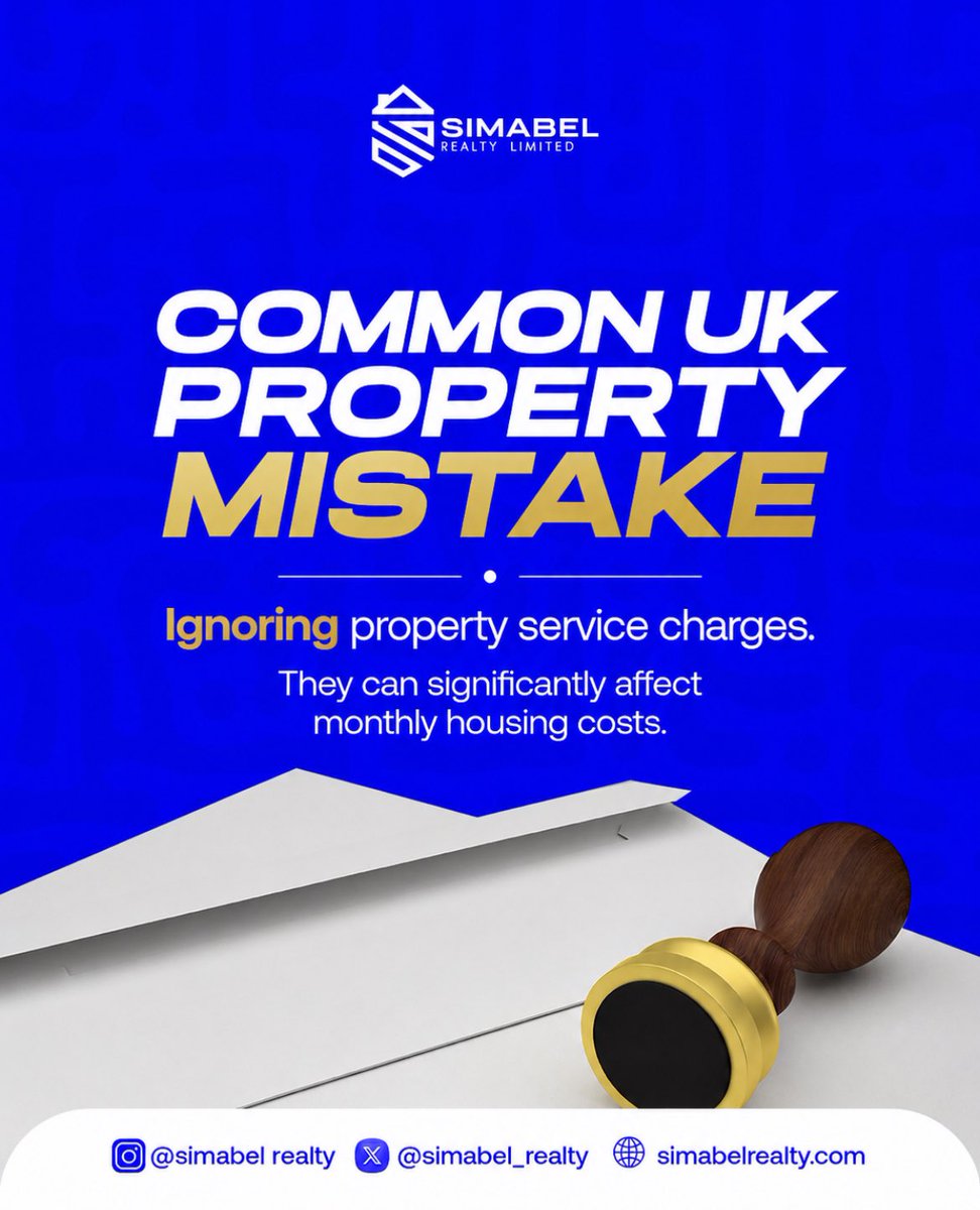 Simabel_Realty's tweet photo. Before committing to a property, make sure you understand all the ongoing costs, not just the purchase price.
A little research today can save you unexpected expenses tomorrow.
🏡 Buy smarter. Stay informed.
#UKProperty #PropertyTips #HomeBuying #UKRealEstate #SimabelRealty https://t.co/V1uhtWZgqB