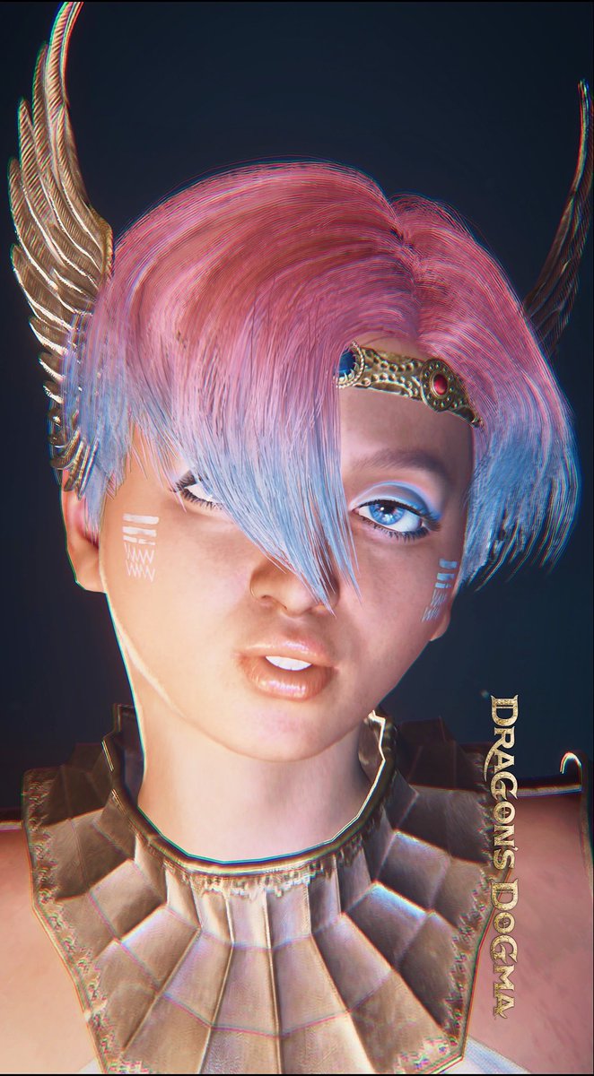 髪の動きが天才😇🙏✨✨✨ #ドラゴンズドグマ2 #DD2