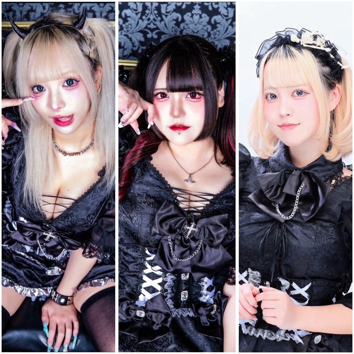 Angeliquesendai's tweet photo. 7/7(火) 19時オープン

👼本日の降臨者👿
♡ゆゆ@yuyunyasama 
♡るな＠m_n065 
♡みくる@oyasu396_ 
🔰ねるね https://t.co/DvTpJ9NTko