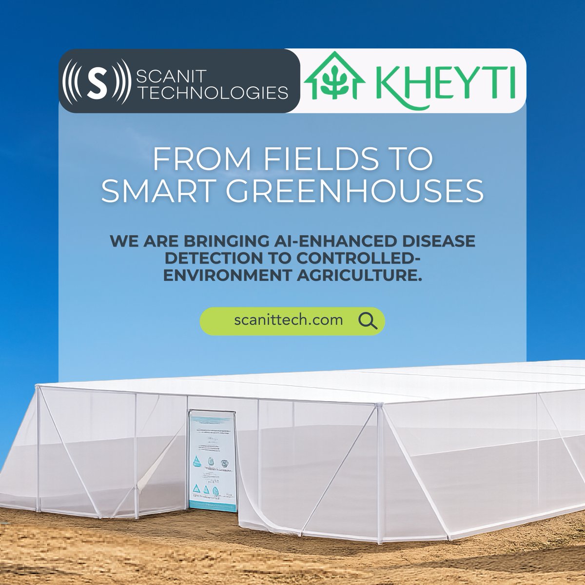 Scanittech's tweet photo. Working with @KheytiFarmers on R&amp;D: we’ve deployed SporeCam™ at their greenhouse to monitor airborne pathogens across tomatoes, cucumbers, peppers, beans and leafy greens. Goal: map disease dynamics in controlled-environment agriculture and improve early detection &amp; response. https://t.co/ZACHCjV1Rj